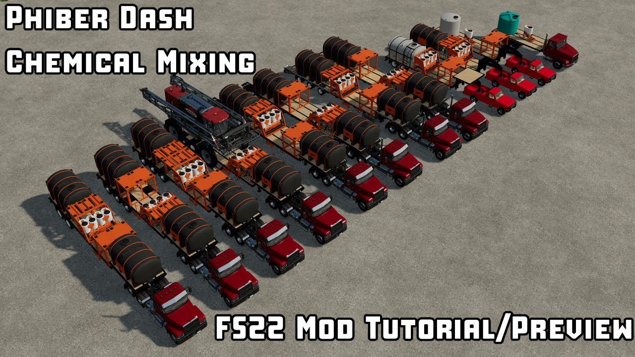 Учебное пособие/Предварительный просмотр мода Phiber Dash Chemical Mixing FS22
