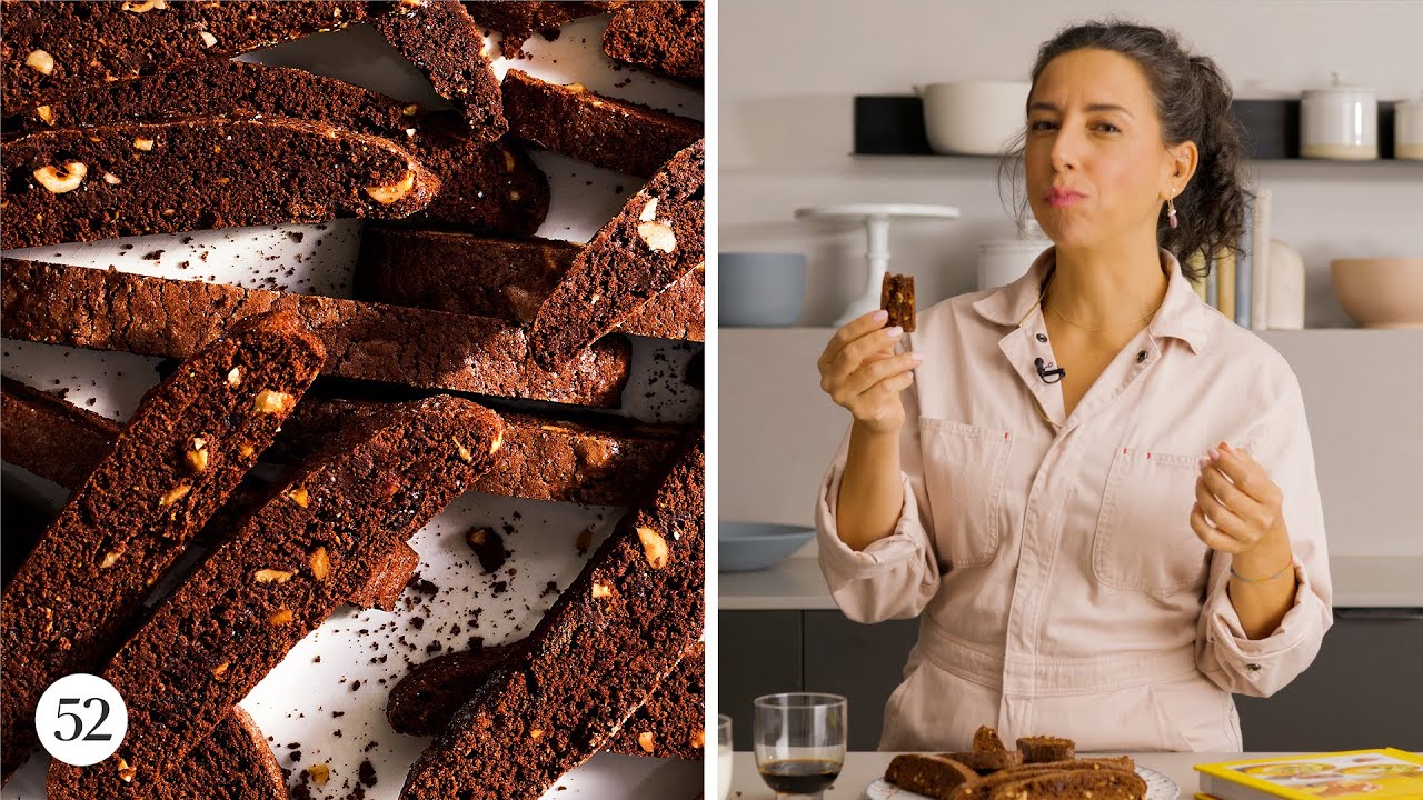 Carla Lalli Music's Mocha Hazelnut Biscotti | In The Kitchen With