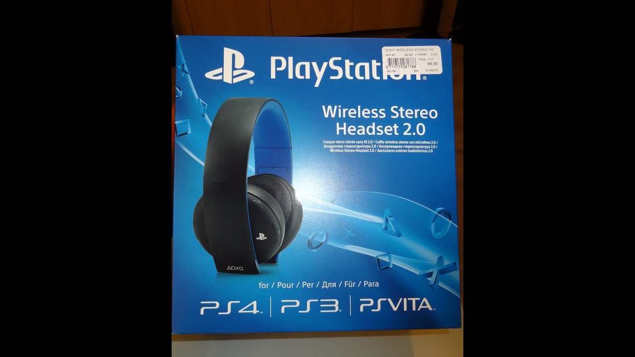 Распаковка и обзор наушников Sony wireless stereo headset 2.0