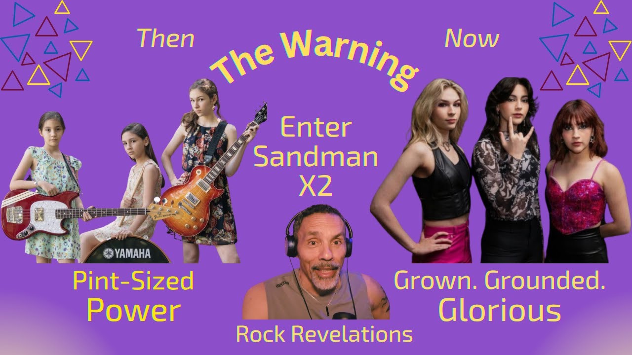 The Warning Enter Sandman Reaction – Then vs Now | Day 1 of The Warning Week