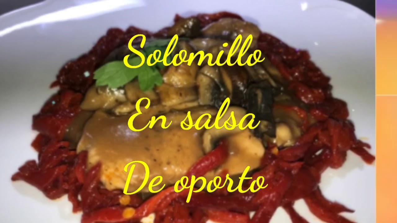 Solomillo al vino oporto