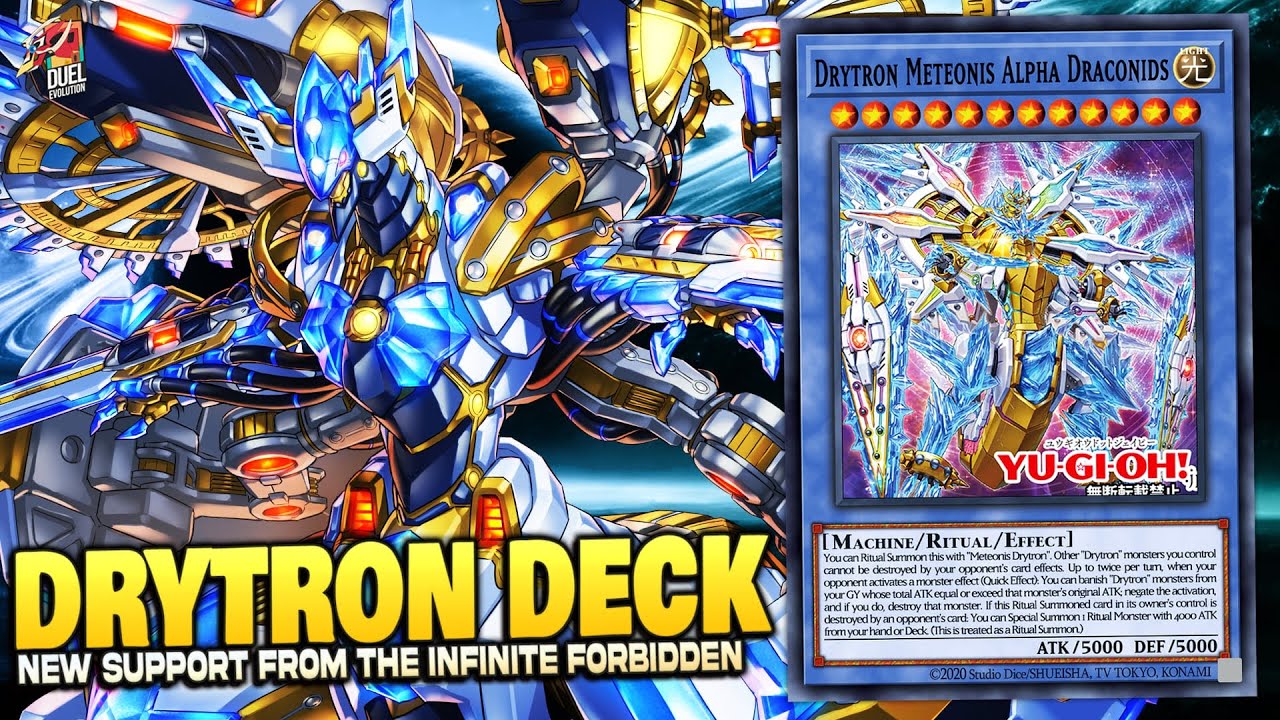 Deck Drytron Post Infinite Forbidden| EDOPRO | Replays 🎮 + Decklist ✔️
