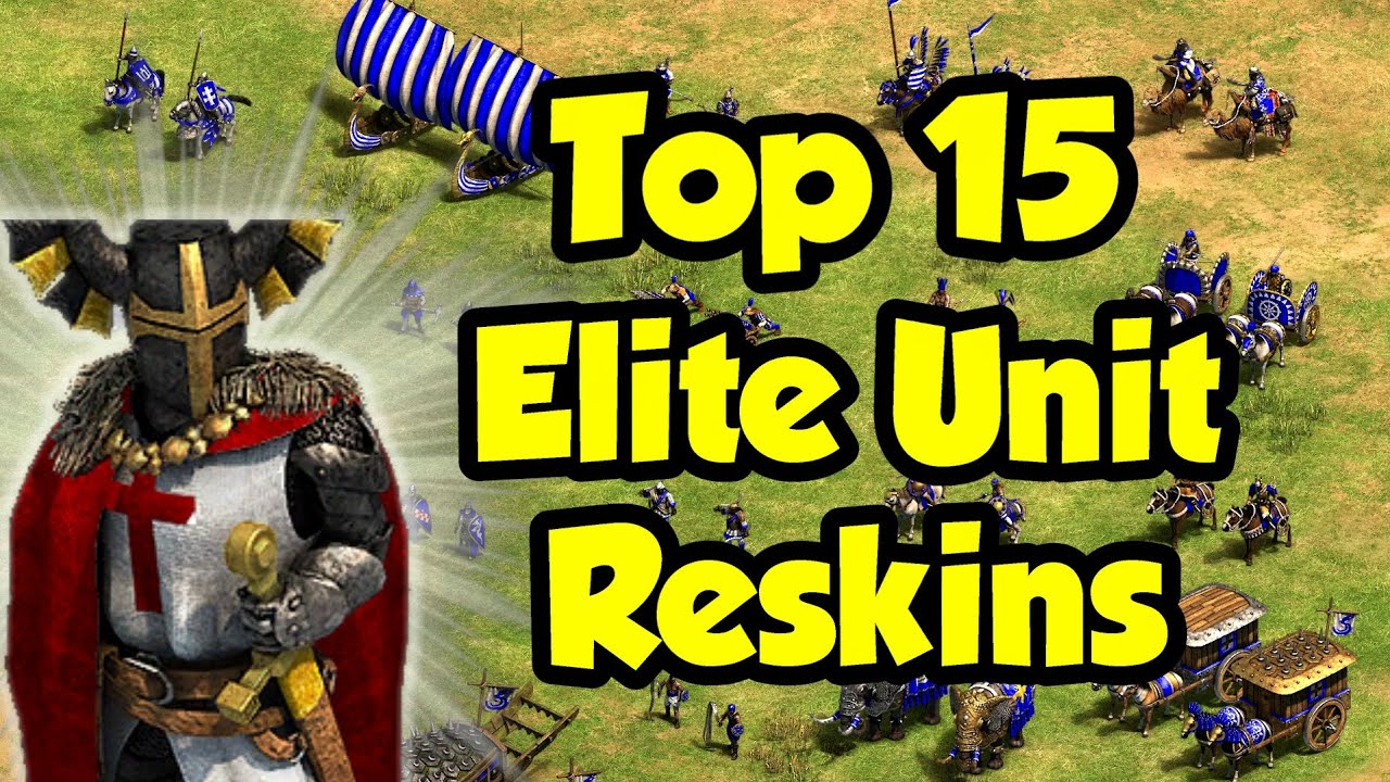 Top 15 Elite unit reskins from the April patch (AoE2)