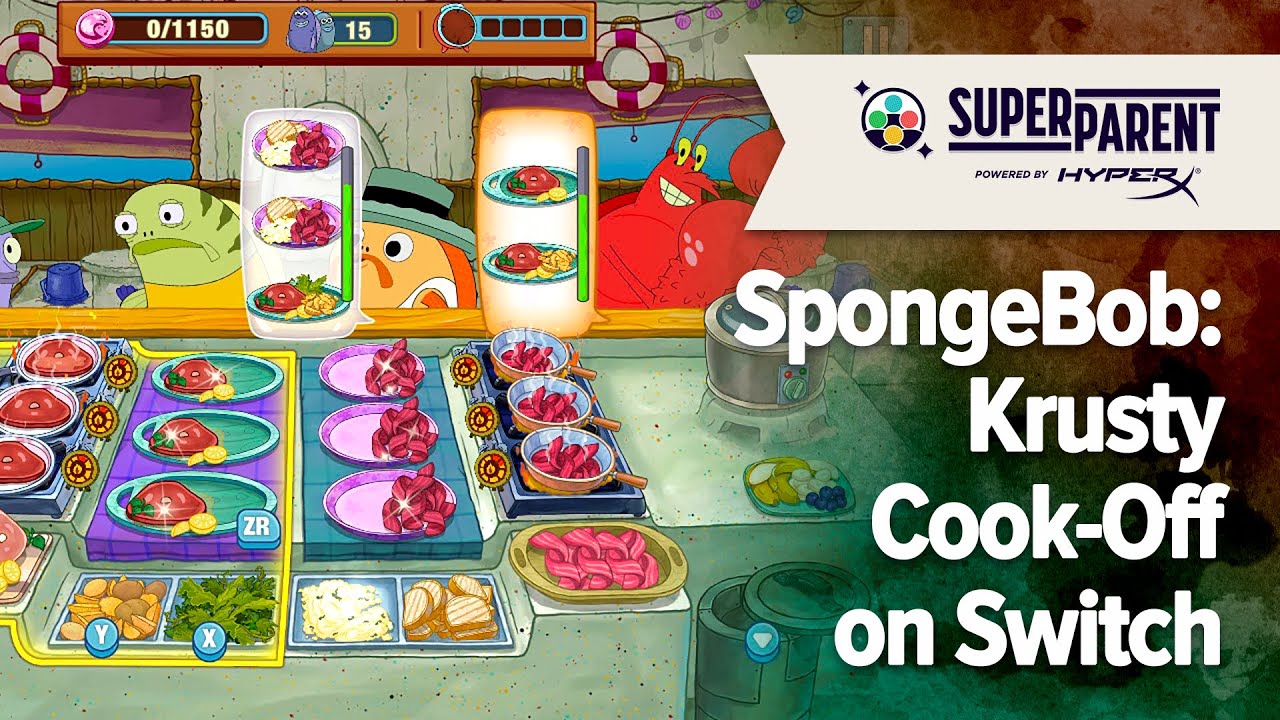 SpongeBob: Krusty Cook-Off Switch Gameplay - SuperParent First Look