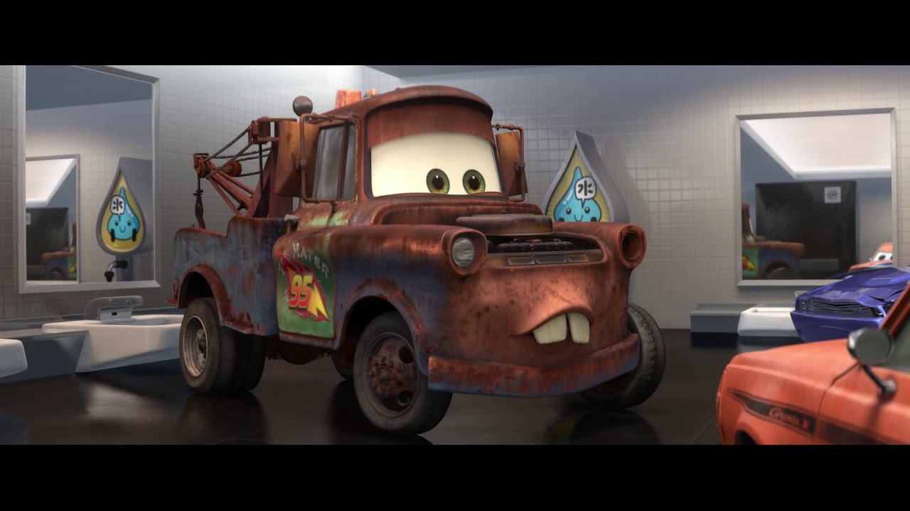 Разборки в туалете. \ Тачки 2 Cars 2