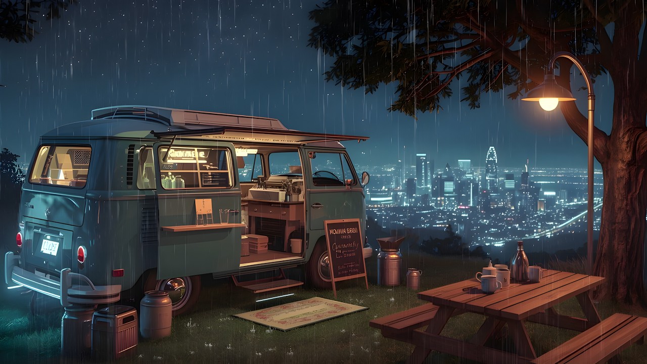 90's Chill Lofi 🌧️ Lofi Music for Sleep, Relax & Meditation 🌌 Peaceful Night