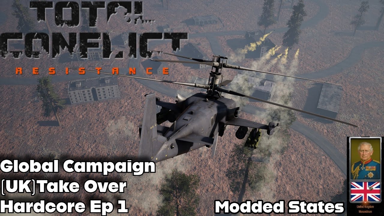 Total Conflict Resistance Global Campaign With Modded States Ep1 