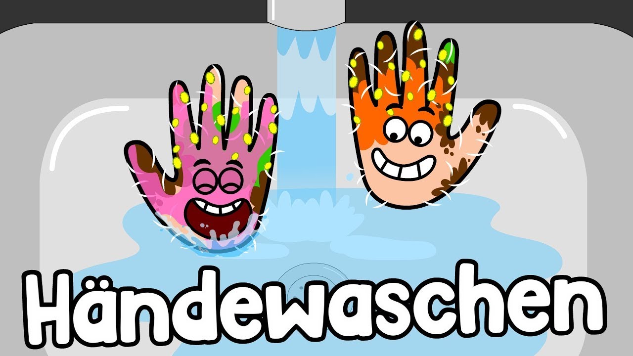 Hände waschen - Lernlieder - Deutsches Kinderlied - 🏞️ Kinderlieder zum Mitsingen und Bewegen