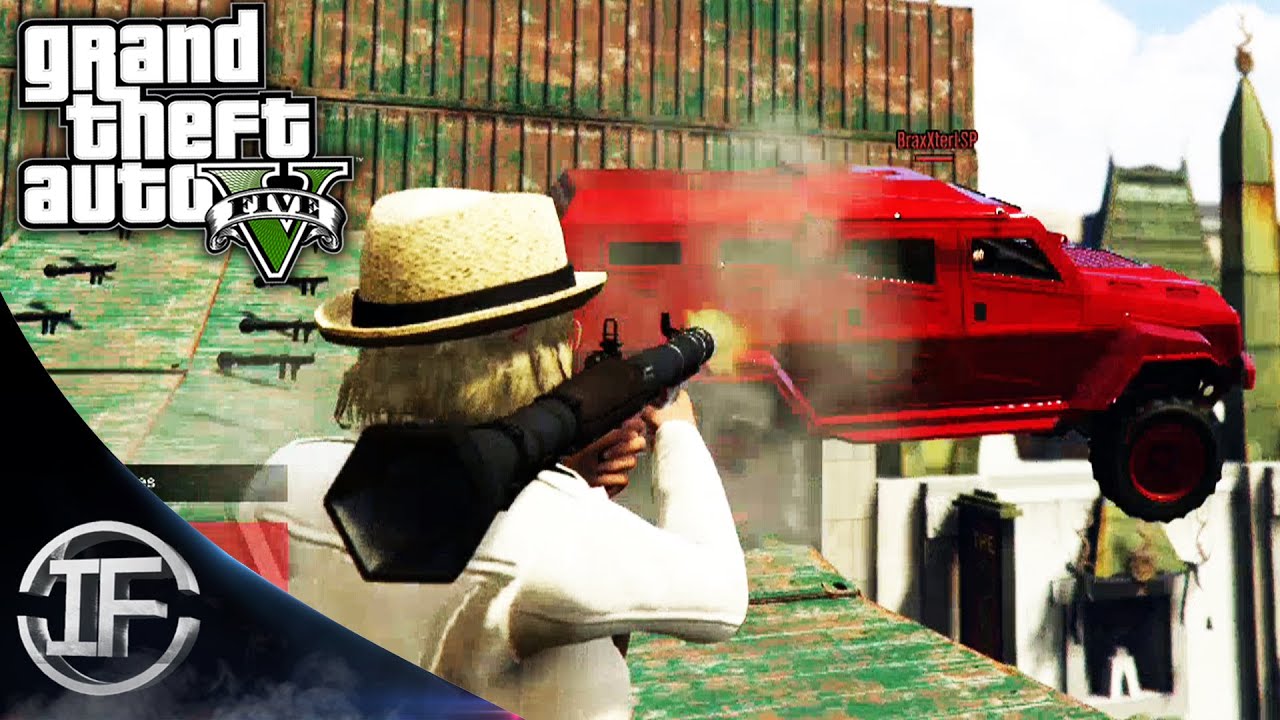 MI 1º VEZ!! QUE LOCURA!! - RPG VS INSURGENT - GTA V Gameplay
