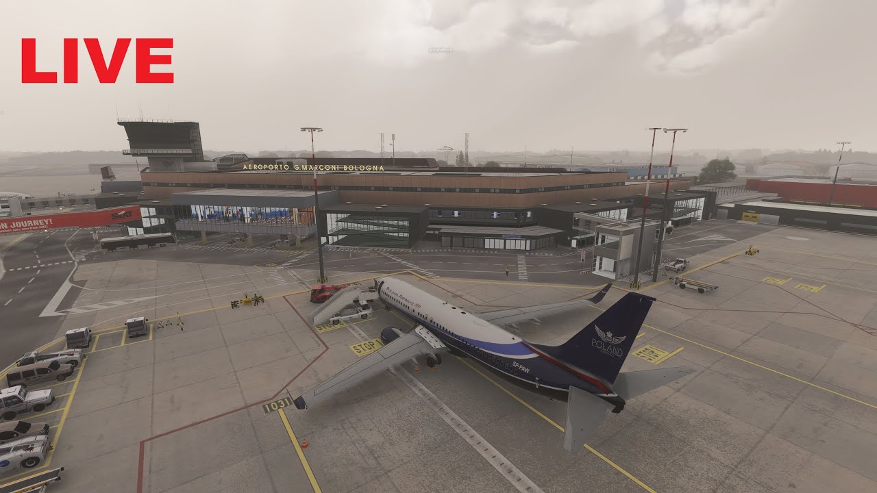 DLSS 4.5  BOEING 737 LIVE (4K) | LIPE Bologna - EKCH Copenhagen