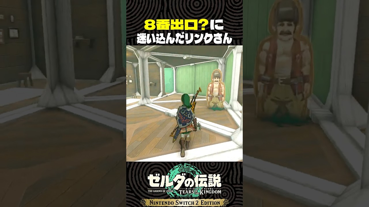 8番出口?に迷い込んだリンクさん【ゼルダの伝説 ティアキン】
