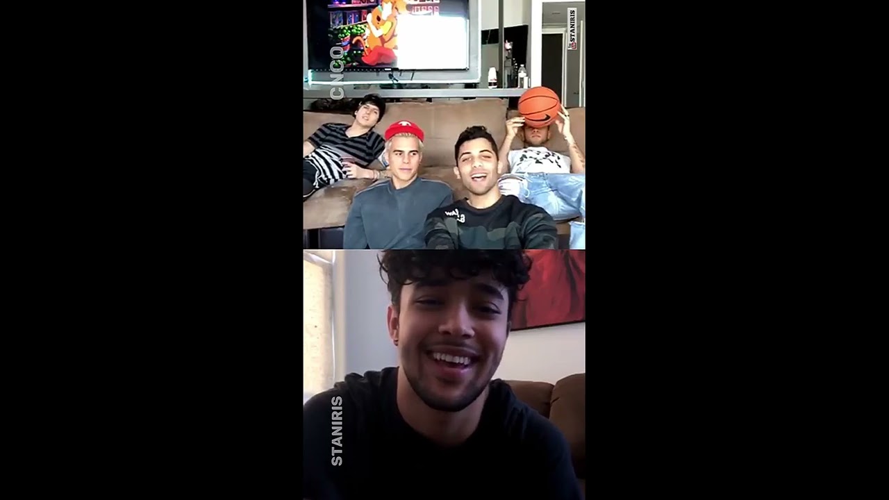 CNCO Instagram live moments 22/03/2020