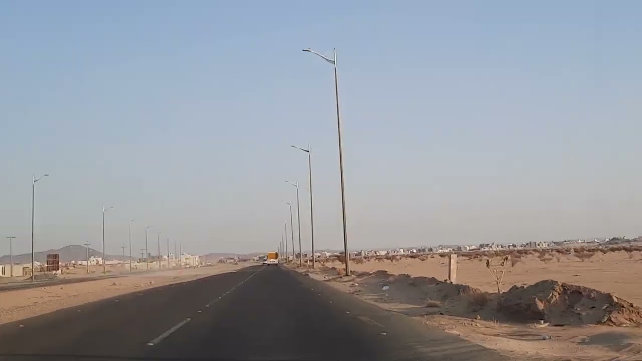 طريق إلى الإسكان الجديد  بيشة سعودية 🇸🇦🇸🇦🇲🇦🇲🇦