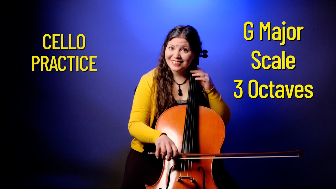 G Major Scale 3 Octaves | Cello Instructions