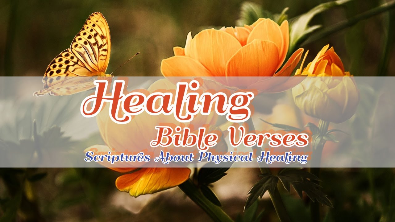 ✝️Scriptures about physical healing❤with the sound of rain✝️