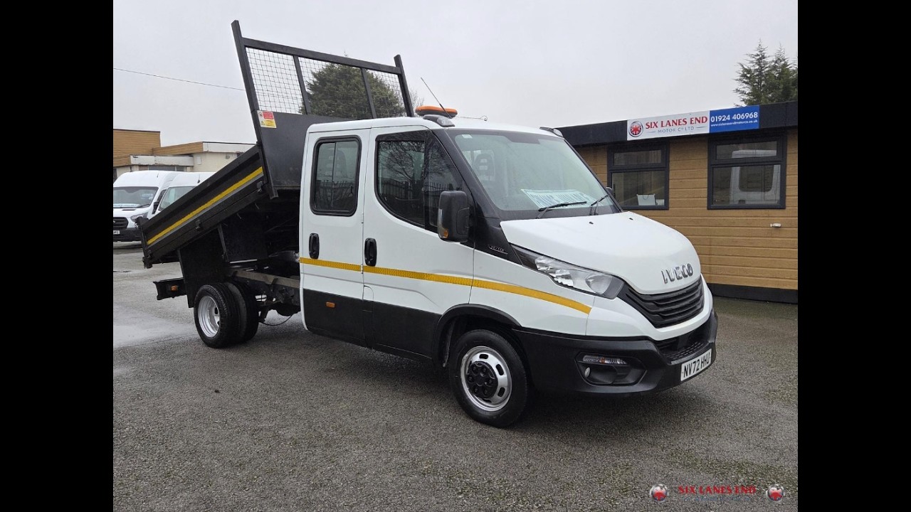 NV72HHU - Iveco Daily 2.3D HPI 14v 35C3750 Double Cab Tipper DRW