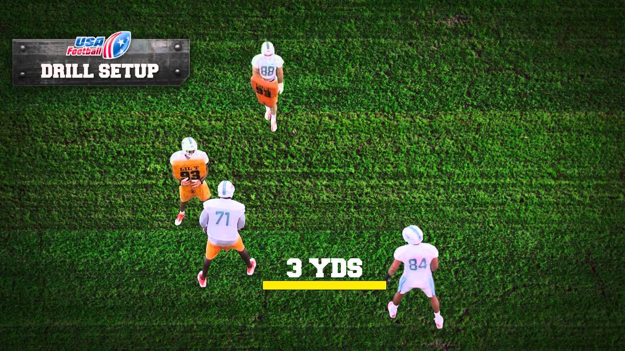 Miami Dolphins H-back motion zone block read