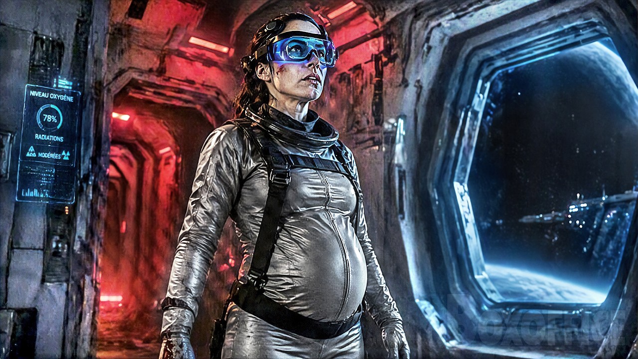 Pregnant astronaut faces alien menace while stranded in space | Full Movie