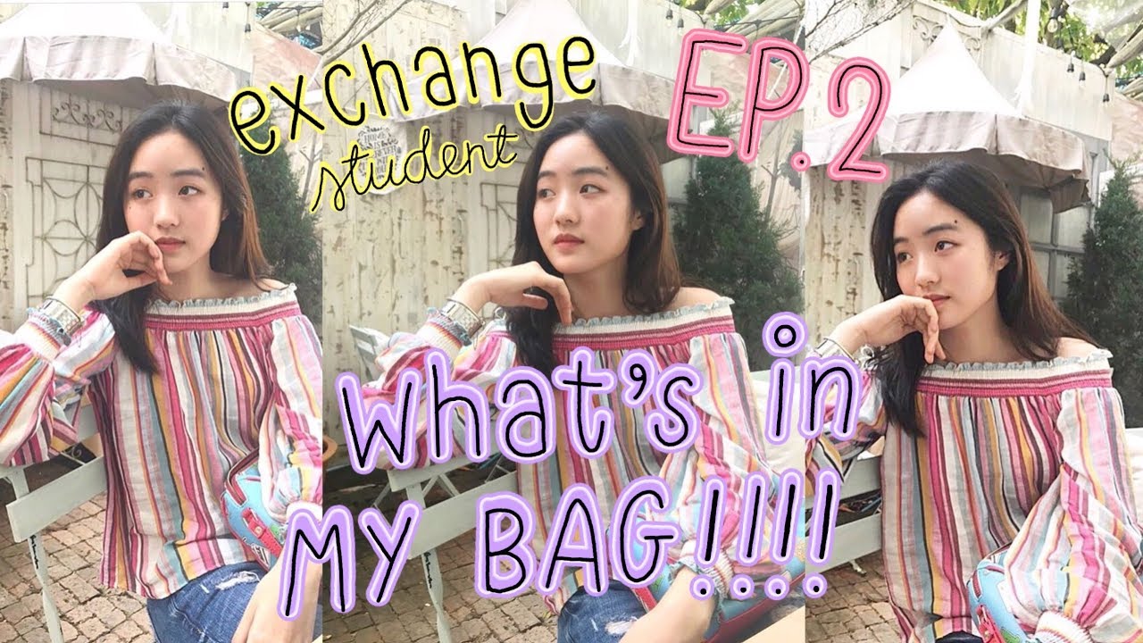 What’s in my bag! จัดกระเป๋ามาแลกเปลี่ยนเอาอะไรมาบ้าง??