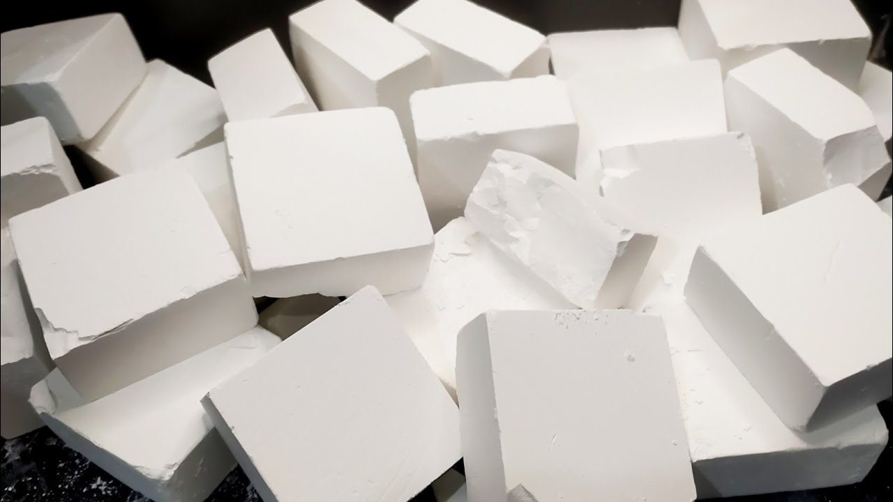 💗Speed up 💗 Fresh Gym Chalk Blocks with Glass Texture،satisfying#asmr
