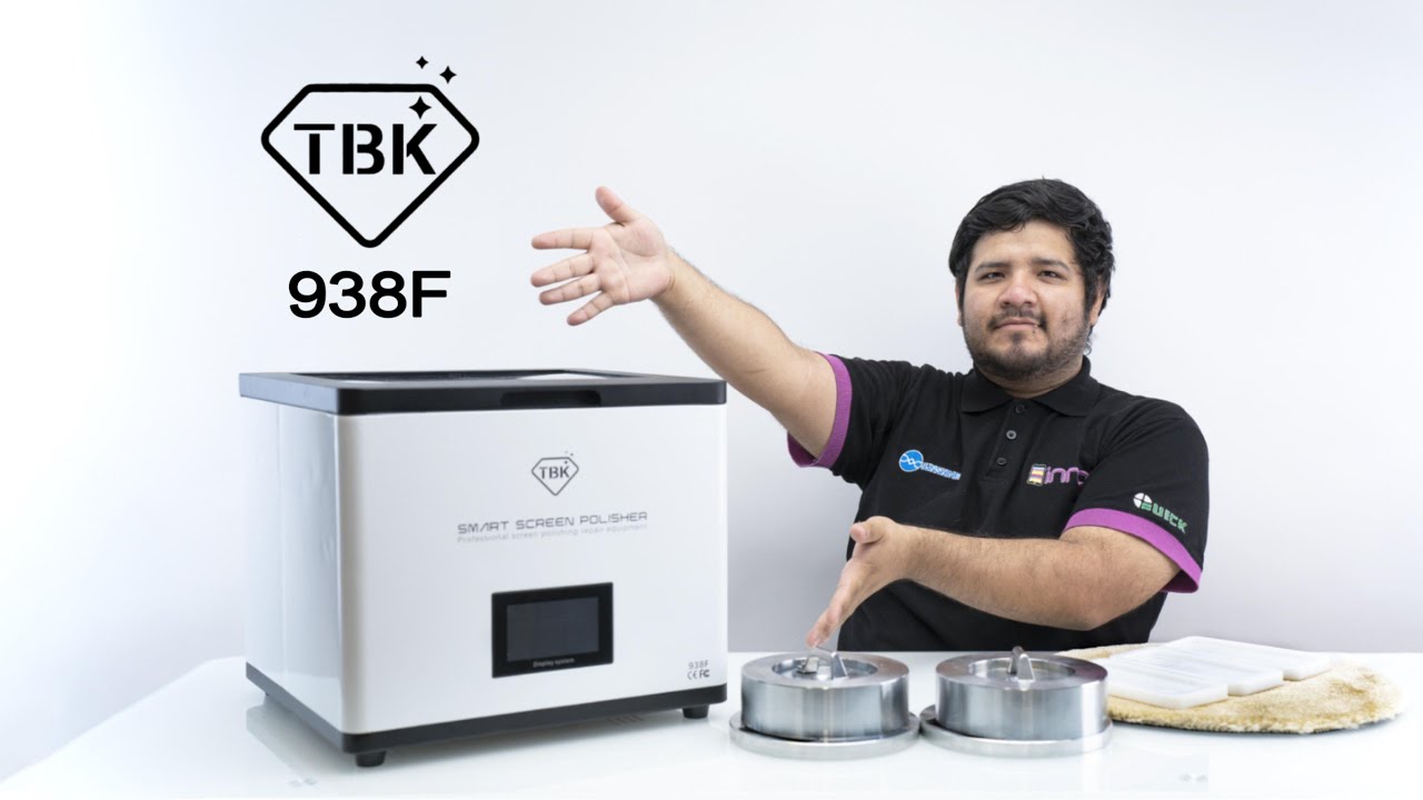 Explicando como funciona la NUEVA TBK 938F  Pulidora de pantallas 😮