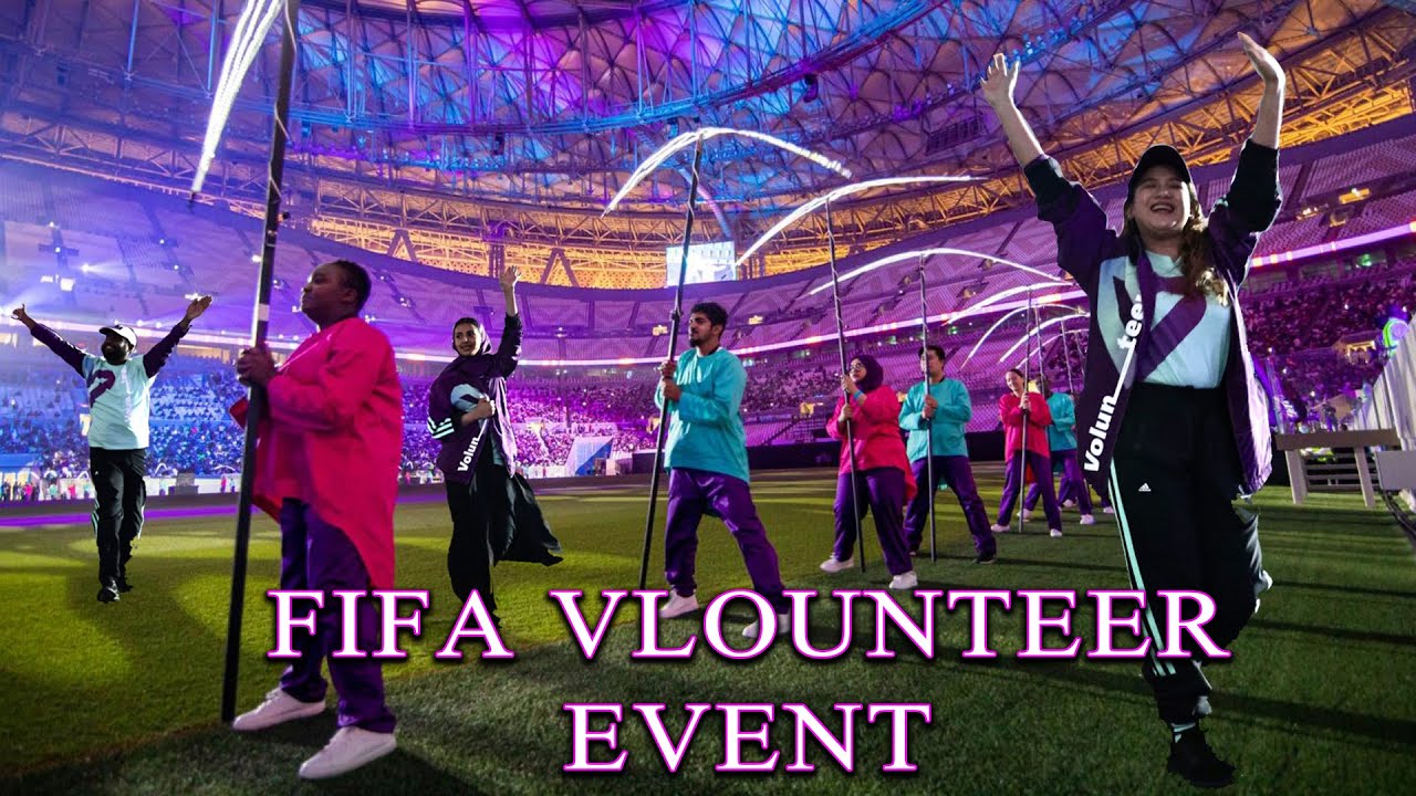 FIFA VOLUNTEER  ORIENTATION EVENT 2022 WITH 20,000 VOLUNTEER AT LUSAIL STAIDUM 2 SEP 2022 #fifa#gulf