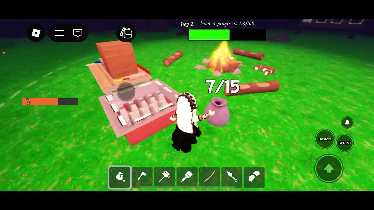 Playing 99 nights in the forest