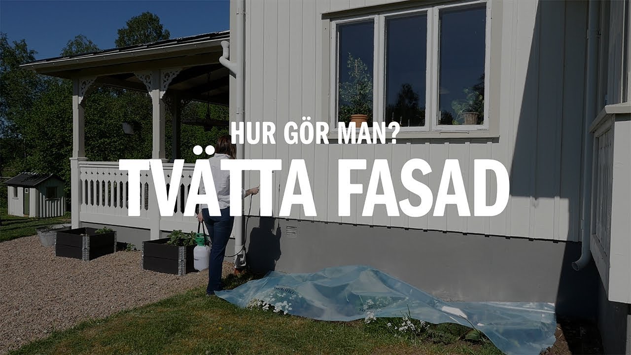 Tvätta Fasad