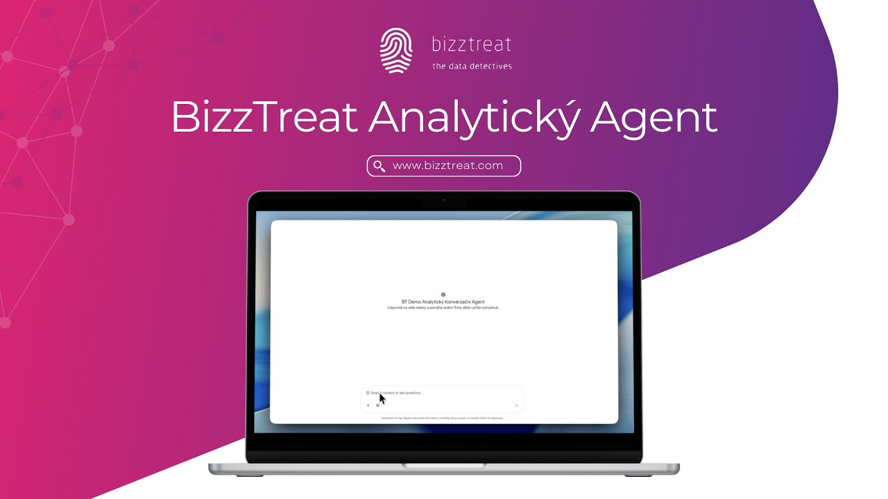 BizzTreat Analytický Agent | Google Cloud & Gemini Enterprise – Live Demo