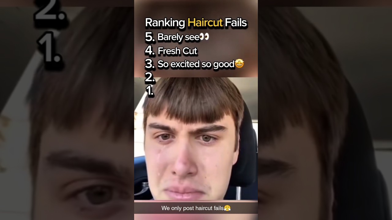 &iexcl;LOS PEORES FAILS DE CORTE DE CABELLO 🤣🤧😦 #viralshorts #shorts #haircut #fail