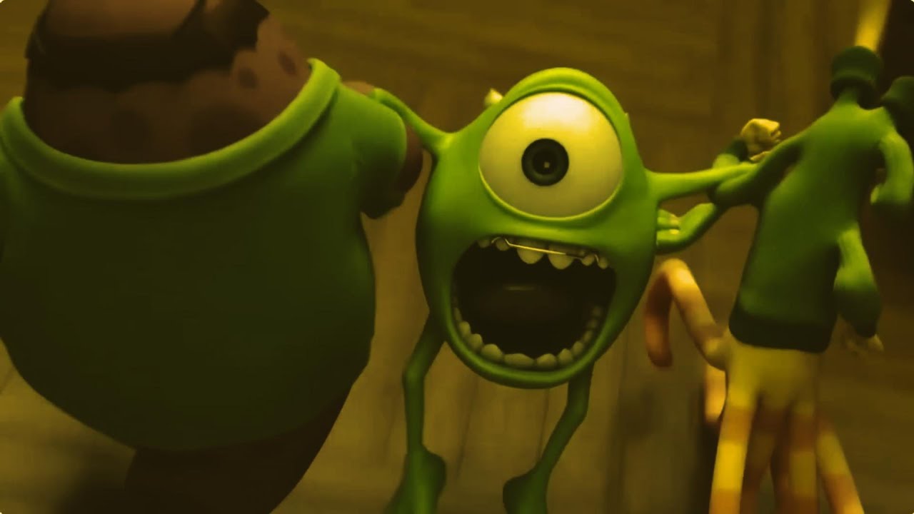 Monster Incorporated / The library scene / Dark effects parody / Sponsored by: Klasky2001csupo