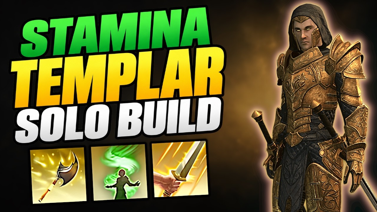 Armor Capped and Hitting Hard - Pure Class Stamina Templar Solo Build | ESO Update 51