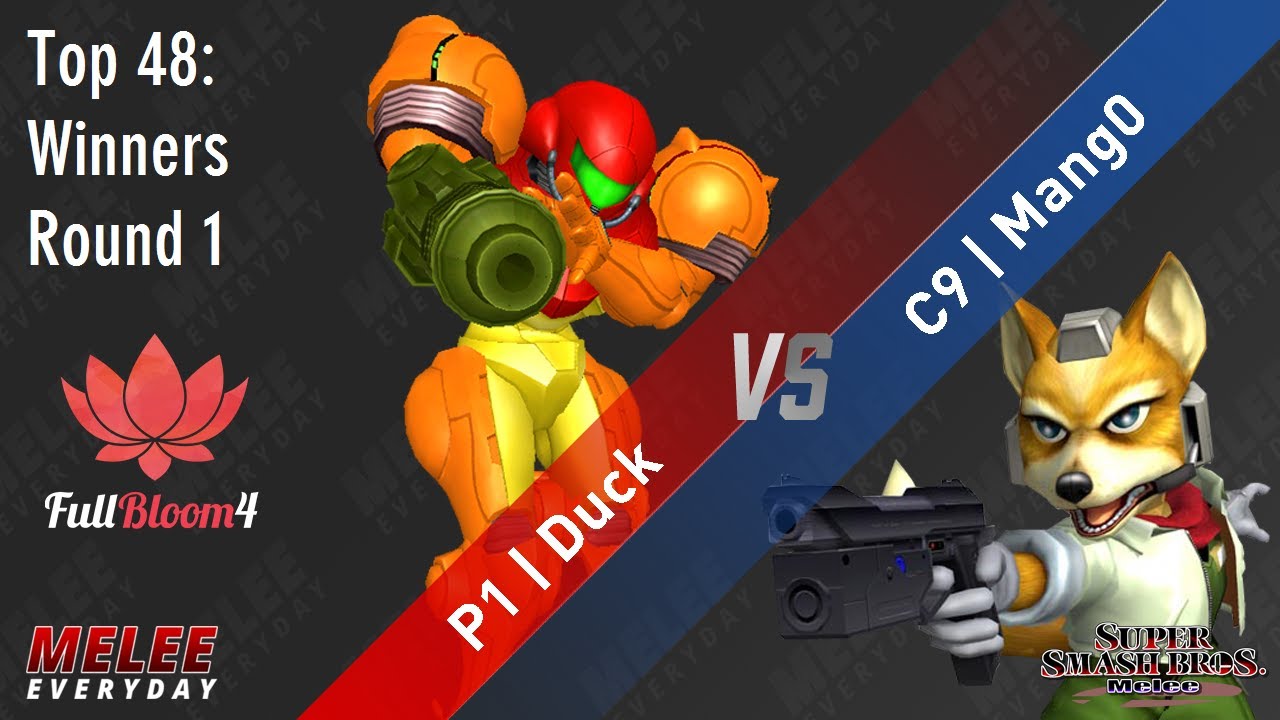 Full Bloom 4 - P1 | Duck (Samus) vs. C9 | Mang0 (Fox) - SSBM - Top 48 - Winners Round 1