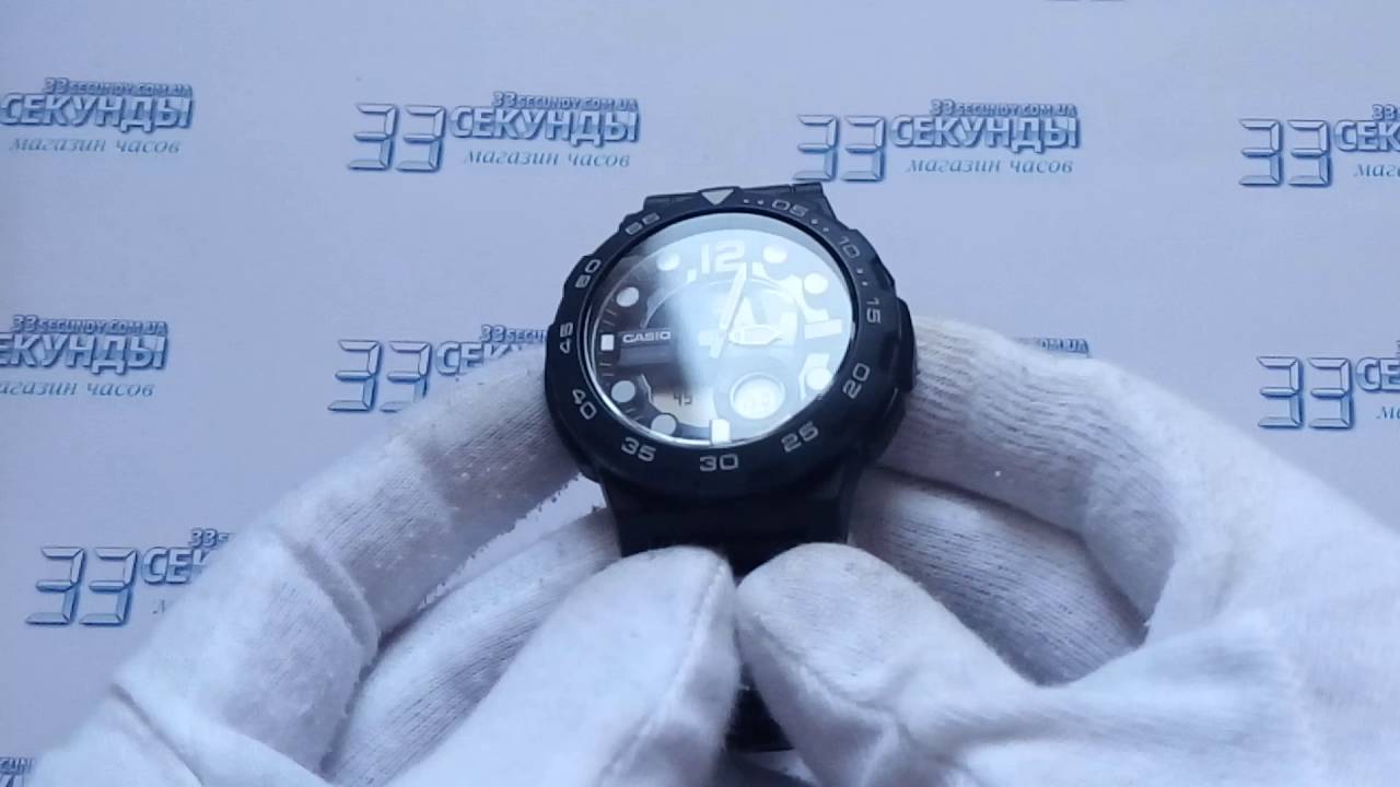 Casio AEQ-100W-2AVEF часы мужские кварцевые видео обзор