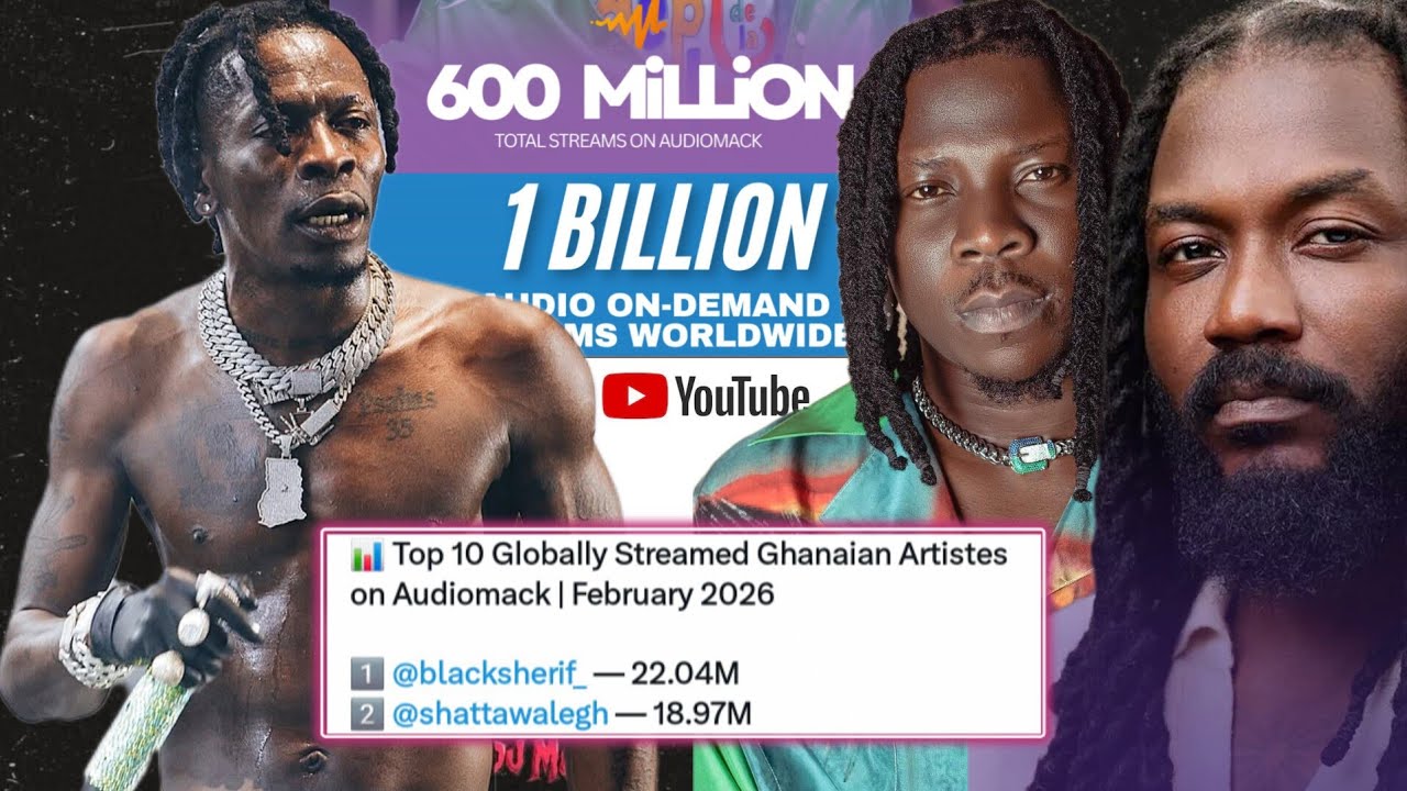 shatta emerges as February's best & most streamed Gh🇬🇭Artist+wht Nigerians🇳🇬saying about shatta & sm