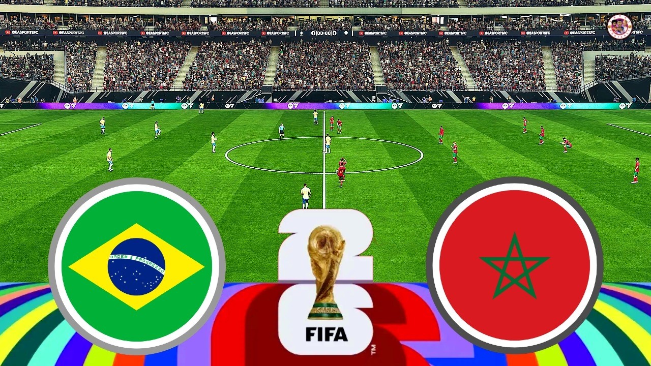 Бразилия против Марокко | Чемпионат мира по футболу FIFA 2026, группа C | FC 26 - PS5 PRO [4k]