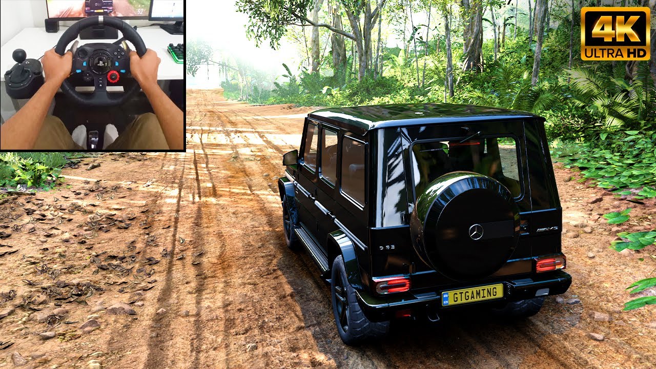 Mercedes-AMG G65 | Offroading | Forza Horizon 5 | Logitech g29 gameplay