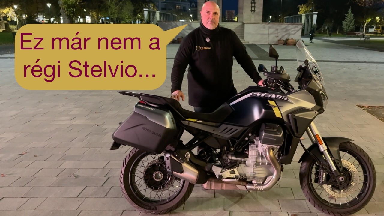 Ez már nem a régi Stelvio... – Meglepődtünk az új modellen! - Motoguzzi Stelvio Teszt
