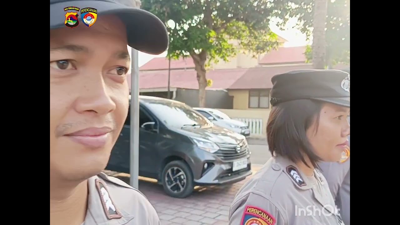BIRORENA POLDA NTB MELAKSANAKAN APEL PAGI