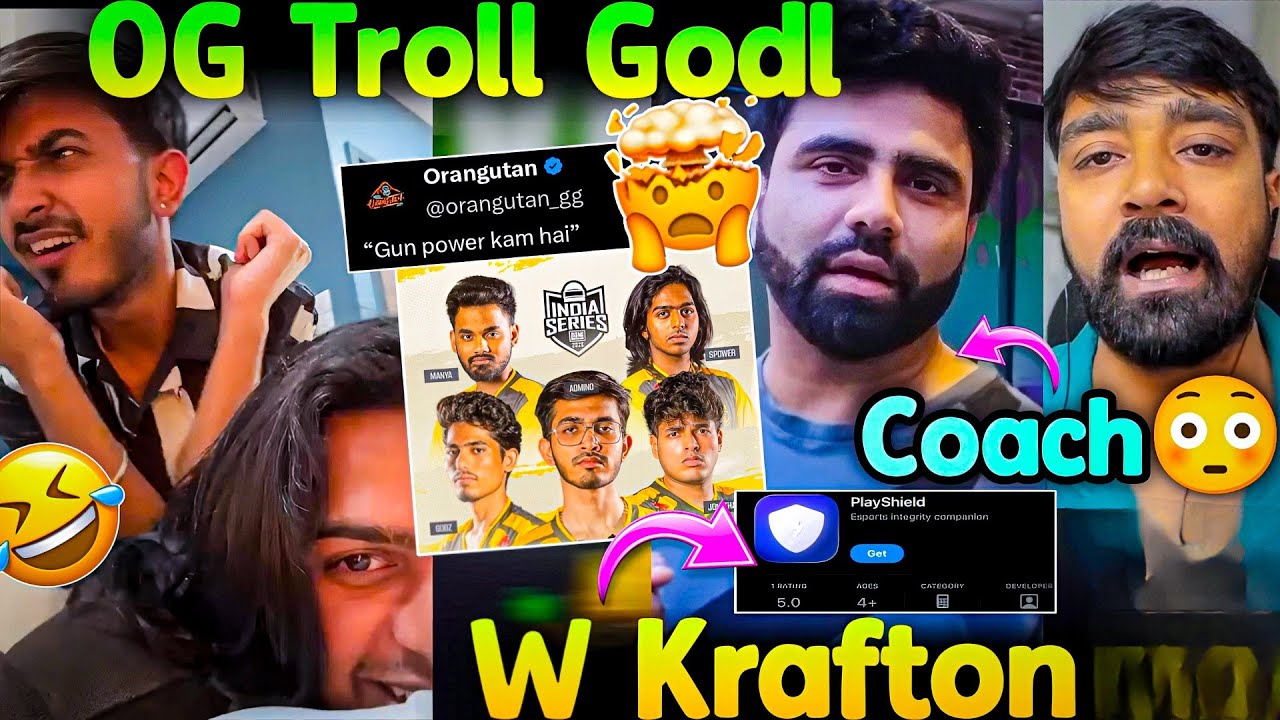 W Krafton🔥 OG Troll GodLike😲 Coach Aurum😳 Spower Admino Synergy😂