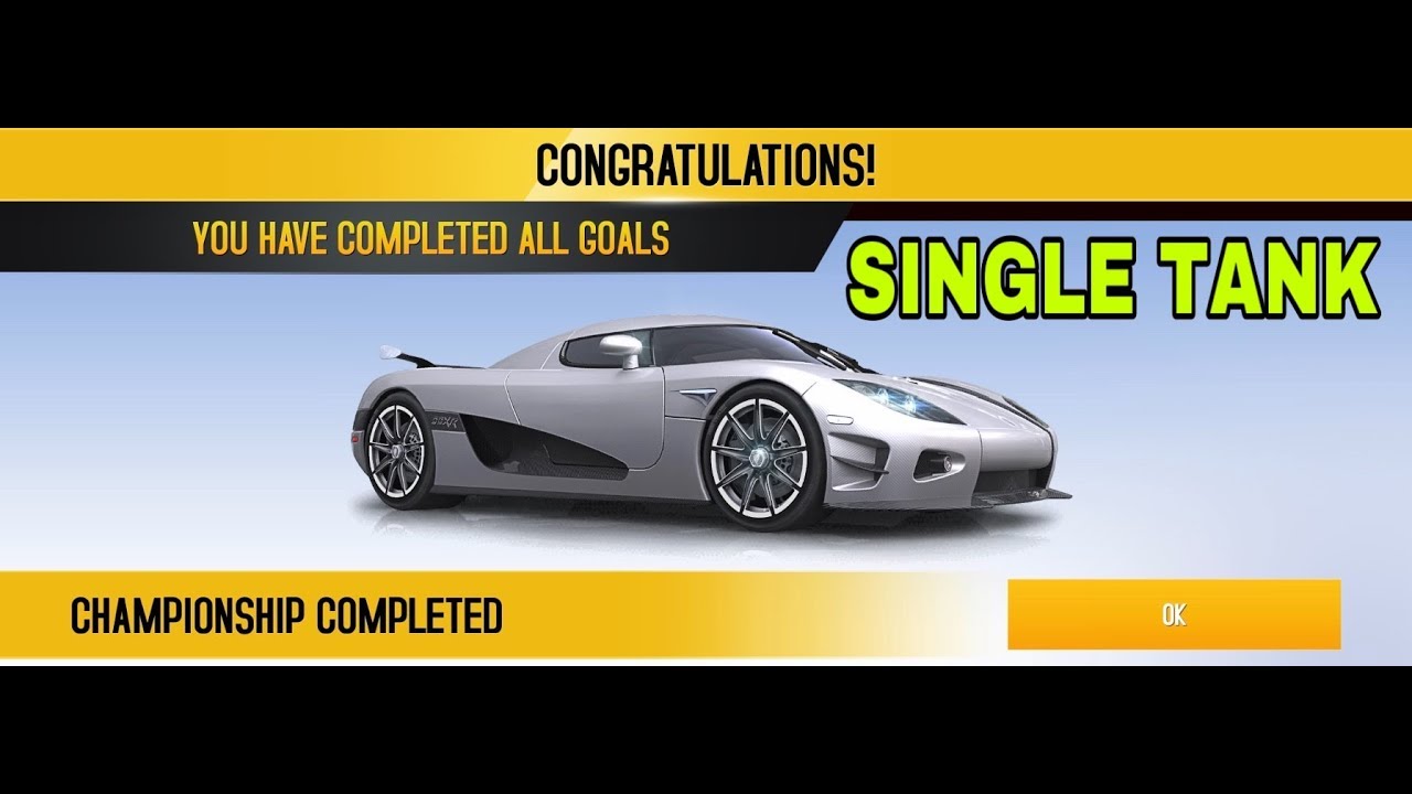 Asphalt 8 Koenigsegg CCXR Trevita Championship Azure Coast All Secondary Hard Goals