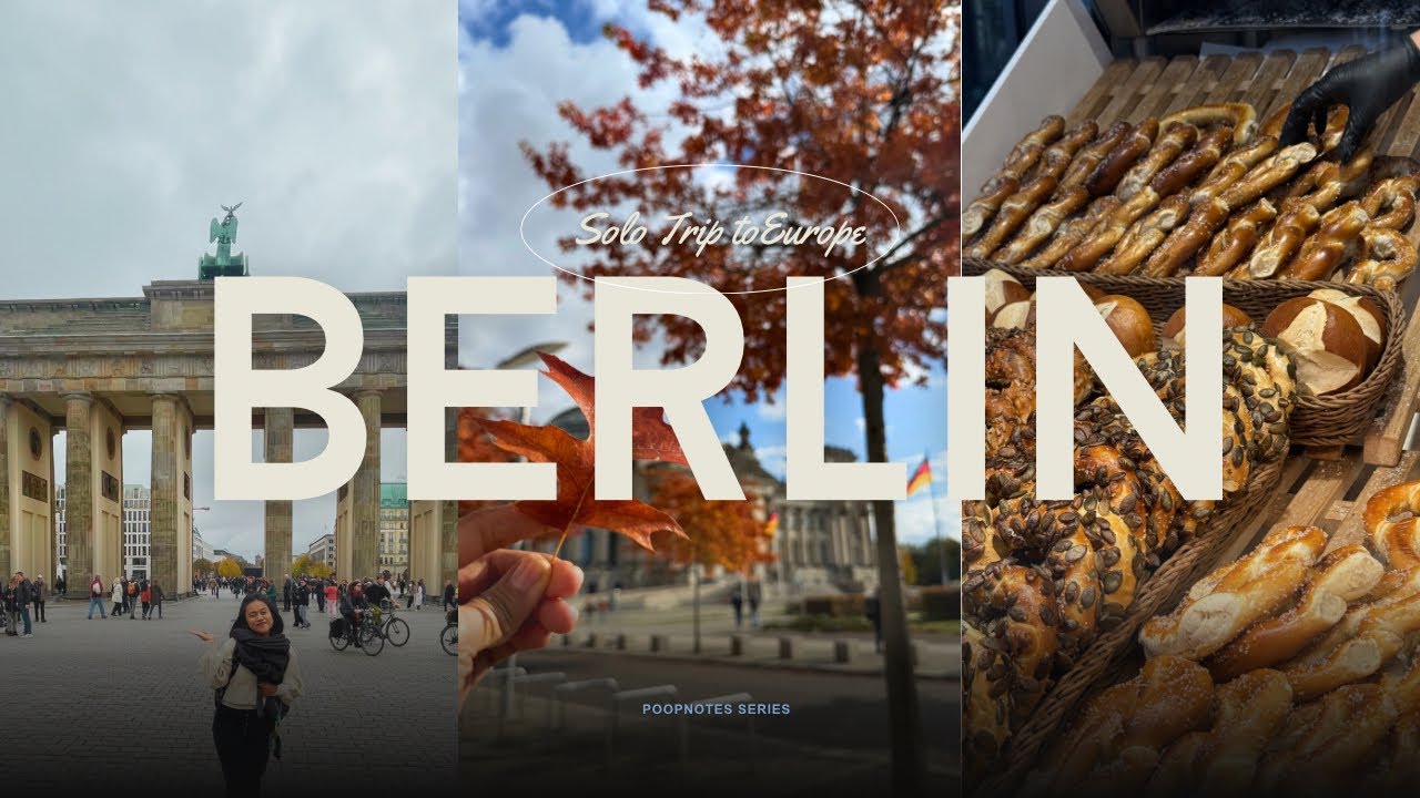 033. Berlin Solo Trip in 24Hours: History, Food & Festival Lights | poopnotes