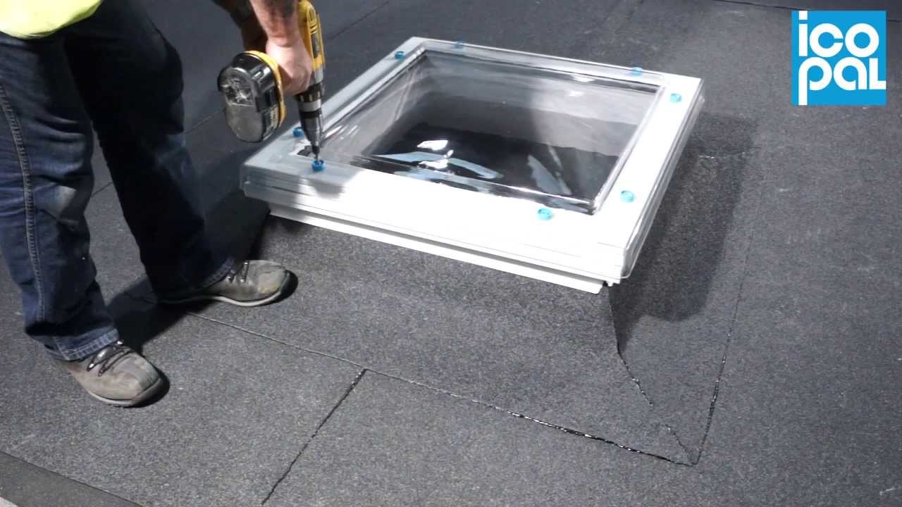 Icopal Dalite Rooflight - Torch on Installation