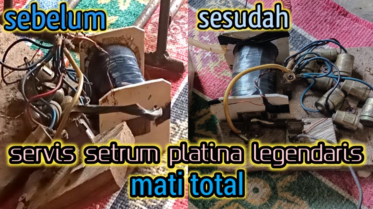 Full video || servis setrum platina legendaris mati total || dari awal sampai jadi