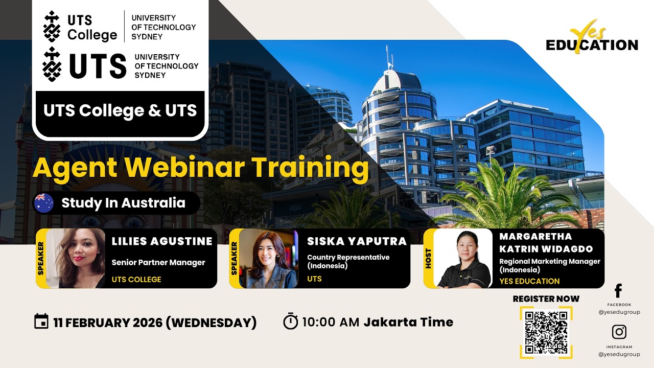 UTS & UTS College - Yes Education Agent Webinar Training