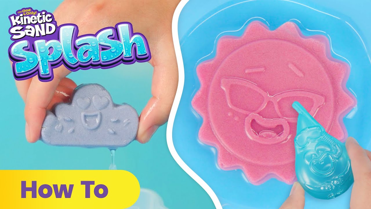 How To Play with Splash Water Play Sandbox | Kinetic Sand | Toys for Kids