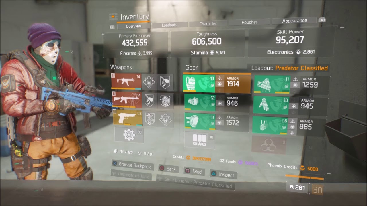 THE DIVISION / 1.8 / CLASSIFIED PREDATOR 6 PIECE / MAKE THEM BLEED!