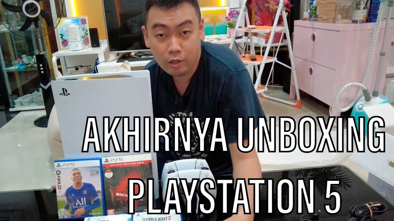VLOG UNBOXING CONSOLE GAME PLAYSTATION 5 DAN CHARGING CASE RESMI INDONESIA