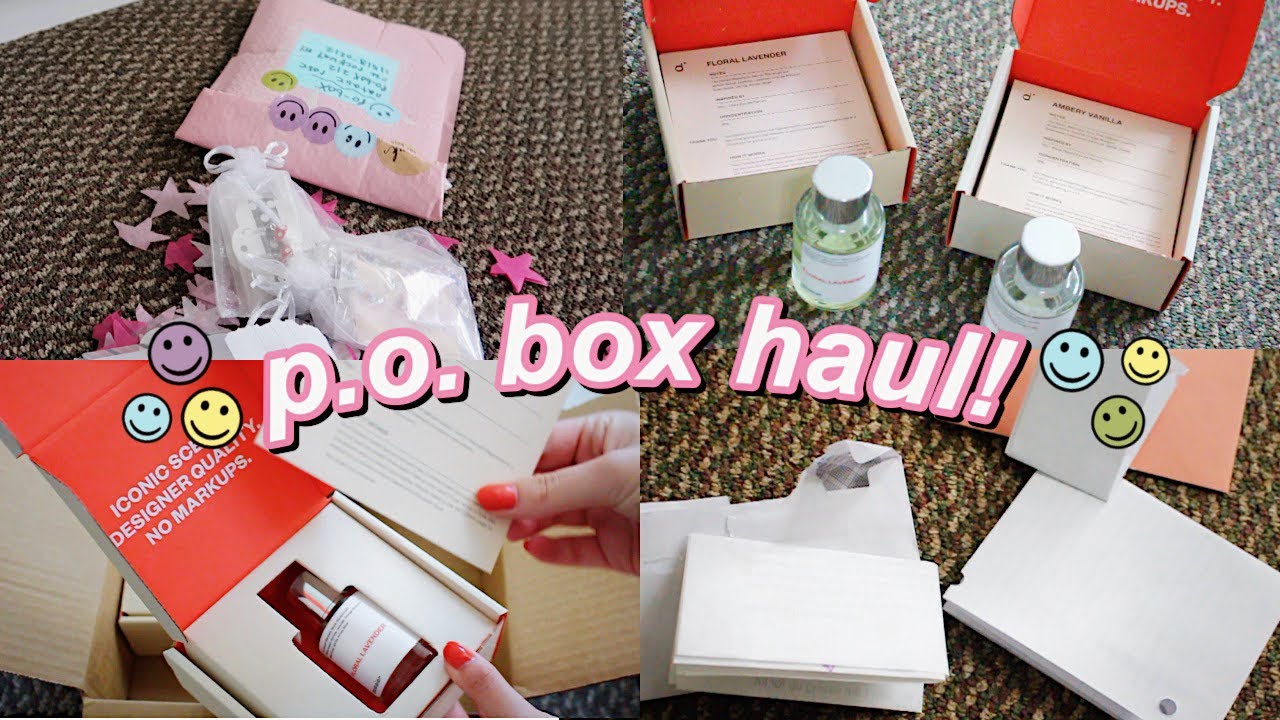 PACKAGE AND LETTERS HAUL! (P.O. BOX letters, AG jewelry, stickers, unboxing dossier perfumes etc.)