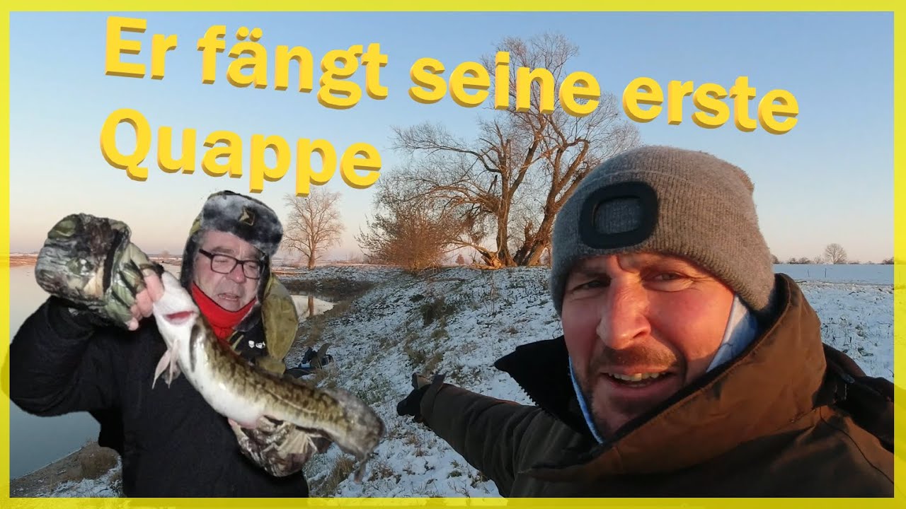 Quappen Angeln am Fluss Elbe die beste Stelle, Montage und Taktik richtig erklärt